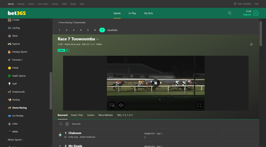 bet365 live streaming
