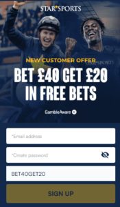 Star Sports free bet