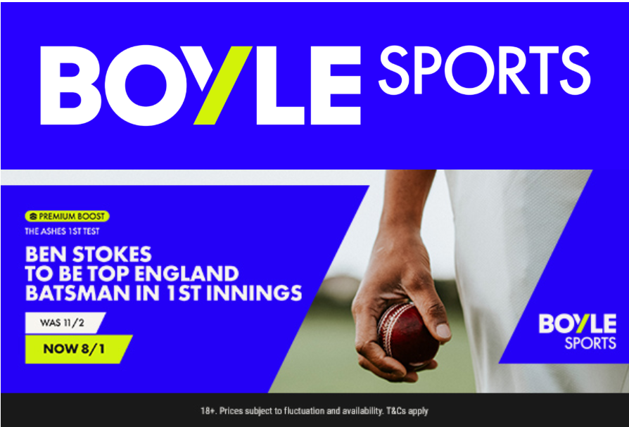 Boyle Sports Odds Boost Bet of the Day