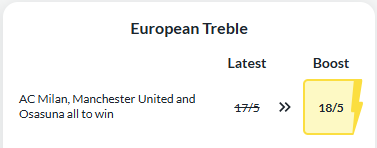 BetVictor Odds Boost Bet of the Day