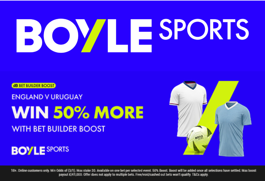BOYLE Sports odds boost bet of the day