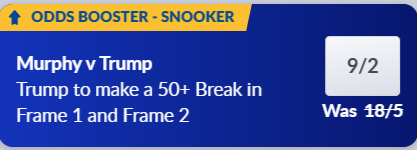 Coral odds boost bet of the day