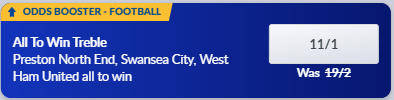Coral odds boost bet of the day